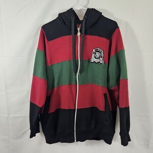 Vintage Southpole Hoodie Sweatshirt Large Mens Full Zip Authentic Collection